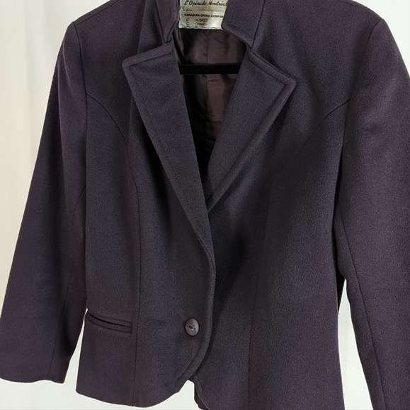 Vintage Canadian Opera Company deep purple blazer - Picture 3 of 11
